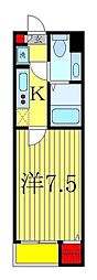 ms.4 1Kの間取図画像