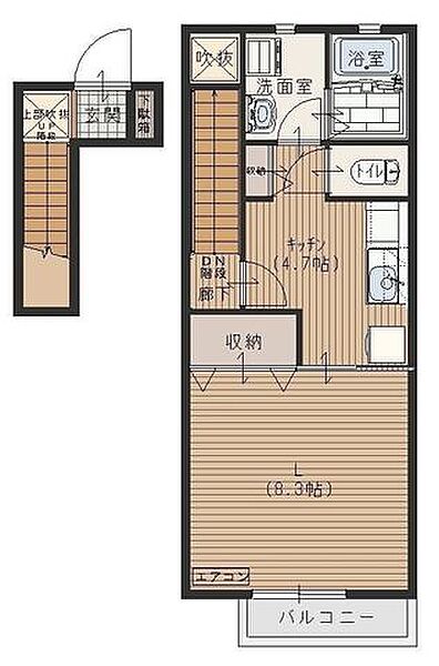 グランドクレスト ｜埼玉県入間市宮前町(賃貸アパート1K・2階・37.91㎡)の写真 その2