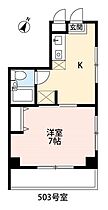 新狭山コアビル 503 ｜ 埼玉県狭山市新狭山３丁目（賃貸マンション1DK・5階・25.50㎡） その2