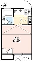 ヴィレッヂけやき台 103 ｜ 埼玉県所沢市けやき台１丁目（賃貸アパート1R・1階・17.40㎡） その2