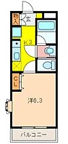 レジデンス所沢参番館  ｜ 埼玉県所沢市大字久米（賃貸マンション1K・3階・23.10㎡） その2