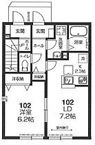 ネクストNT  ｜ 埼玉県所沢市西所沢１丁目（賃貸アパート1LDK・1階・38.25㎡） その2