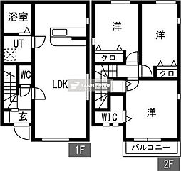 ETERNA 3LDKの間取り