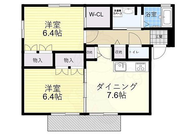 シャーメゾン田川北 A201｜大阪府大阪市淀川区田川北２丁目(賃貸アパート2DK・2階・52.50㎡)の写真 その2