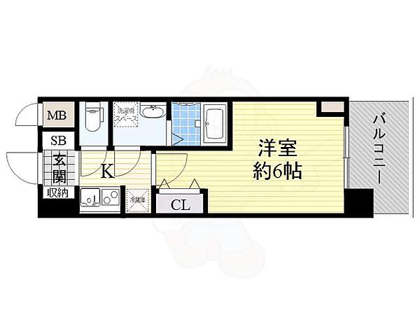 大阪府大阪市淀川区木川東４丁目(賃貸マンション1K・2階・21.31㎡)の写真 その2