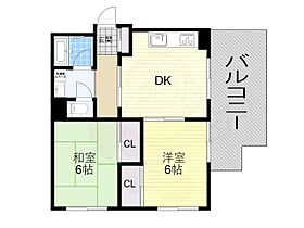 十三パークサイドダイワ 411 ｜ 大阪府大阪市淀川区十三元今里１丁目3番5号（賃貸マンション2LDK・4階・47.88㎡） その2