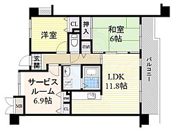 間取図画像 2SLDK