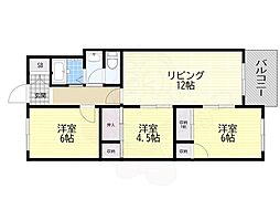 間取図画像 3LDK