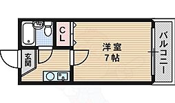ローレルハイツ富士富 1Kの間取図画像