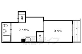 花柳ビル 4-E ｜ 京都府京都市中京区間之町通御池上る高田町（賃貸マンション1DK・4階・25.00㎡） その2