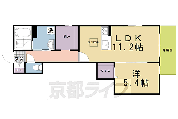 ＳｈａＭａｉｓｏｎ　ｒｅｌａｆｏｒｔ 302｜京都府京都市下京区下松屋町通丹波口下る突抜1丁目(賃貸マンション1SLDK・3階・49.61㎡)の写真 その2