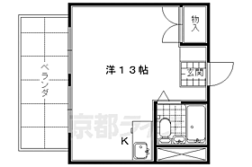 コーポ土山 401 ｜ 京都府京都市下京区粉川町（不明門通七条上ル）（賃貸マンション1K・4階・25.81㎡） その2