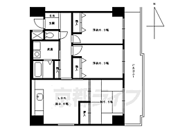 ノイディアール御池 203 ｜ 京都府京都市中京区御幸町御池上ル亀屋町（賃貸マンション3LDK・2階・67.31㎡） その2