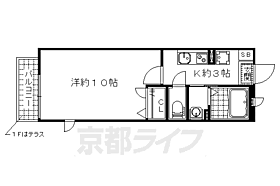 京都府京都市山科区竹鼻竹ノ街道町（賃貸アパート1K・1階・28.50㎡） その2