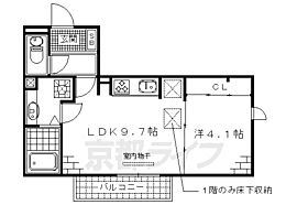 京都府京都市伏見区深草大亀谷大山町（賃貸アパート1LDK・2階・35.21㎡） その2