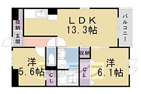 京都府乙訓郡大山崎町大山崎白味才（賃貸アパート2LDK・1階・60.40㎡） その2