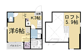 京都府京都市山科区東野舞台町（賃貸アパート1K・1階・21.33㎡） その2