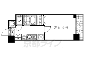 スワンズ京都油小路 102 ｜ 京都府京都市南区西九条東島町（九条油小路東入る）（賃貸マンション1K・1階・22.91㎡） その2