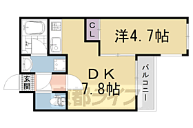 京都府京都市右京区太秦乾町（賃貸マンション1DK・2階・28.58㎡） その2