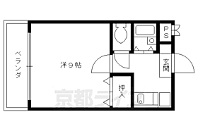 ロイヤルティみの 309 ｜ 京都府京都市東山区大和大路通正面下ル大和大路1丁目（賃貸マンション1K・3階・25.18㎡） その2