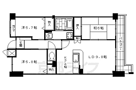 京都府京都市右京区嵯峨柳田町（賃貸マンション3LDK・3階・68.94㎡） その2