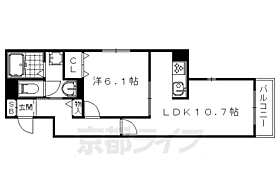 Ｇｒａｎｇｅ四条大宮 401 ｜ 京都府京都市中京区壬生辻町（賃貸マンション1LDK・4階・43.36㎡） その2