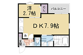 京都府京都市山科区西野山中臣町（賃貸アパート1LDK・1階・26.56㎡） その2