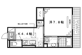 京都府京都市伏見区竹田向代町（賃貸アパート1K・1階・31.60㎡） その2