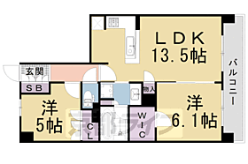 メイツ京都唐橋 704 ｜ 京都府京都市南区唐橋高田町（賃貸マンション2LDK・7階・56.60㎡） その2