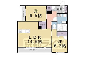 エスポワールＫ2　京都駅西 301 ｜ 京都府京都市下京区木津屋橋通堀川西入木津屋町（賃貸マンション2LDK・3階・66.51㎡） その2