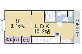 京都府京都市伏見区深草西浦町7丁目（賃貸マンション1LDK・3階・53.75㎡） その1