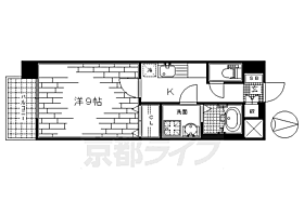 京都府京都市伏見区深草西浦町8丁目（賃貸マンション1K・3階・24.00㎡） その2