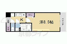 京都府京都市山科区大宅中小路町（賃貸マンション1K・1階・25.36㎡） その1