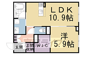 シャーメゾン油小路 102 ｜ 京都府京都市南区西九条東島町（賃貸マンション1LDK・1階・45.77㎡） その2