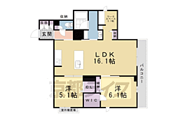 近鉄京都線 伏見駅 徒歩5分の賃貸マンション 3階2LDKの間取り
