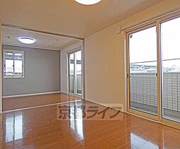 京都市営烏丸線 竹田駅 徒歩9分の賃貸アパート 3階1LDKのリビング/ダイニング