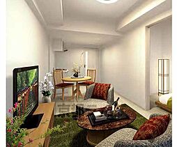 ソルテラス京都ＪＵＪＯ華 801 8階1LDKのリビング/ダイニング