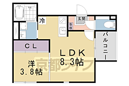 京都地下鉄東西線 小野駅 徒歩9分 1階/-