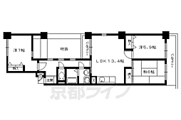 京福電気鉄道北野線 北野白梅町駅 徒歩16分 6階/-