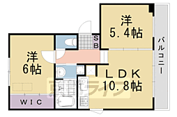ルネスブリオ 2LDKの間取図画像