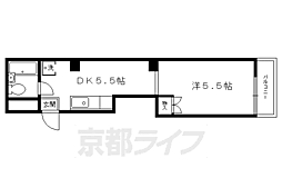 京福電気鉄道北野線 北野白梅町駅 徒歩14分 4階/-