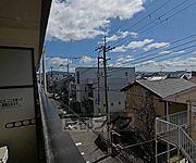 ベランダからの風景です。