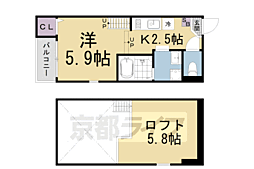 京都地下鉄東西線 椥辻駅 徒歩6分 2階/-