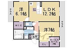 京都地下鉄東西線 御陵駅 徒歩11分 1階/-