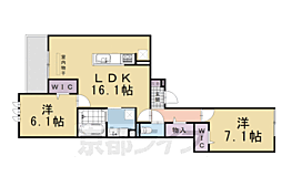 STグランツ 2LDKの間取図画像