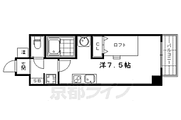 Artdevivre ワンルームの間取図画像