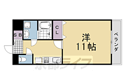 SechsTaharaHeim 1Kの間取図画像