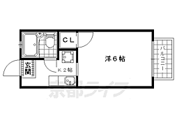 京都地下鉄東西線 椥辻駅 徒歩8分 2階/-