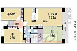 メルサンテかめおか 3LDKの間取図画像