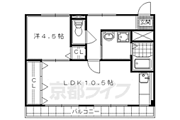 京都市営烏丸線 北大路駅 徒歩27分 3階/-